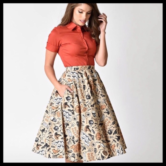 Vintage halloween skirt Clearance